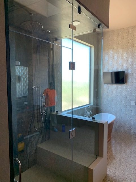 Steam Shower Doors Las Vegas A Cutting Edge Glass And Mirror